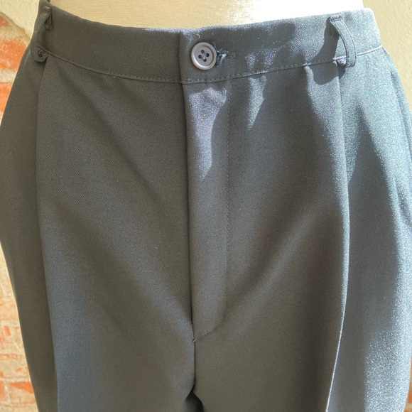 Liz Baker Black Pleated Trousers Size 14 P - Picture 4 of 9